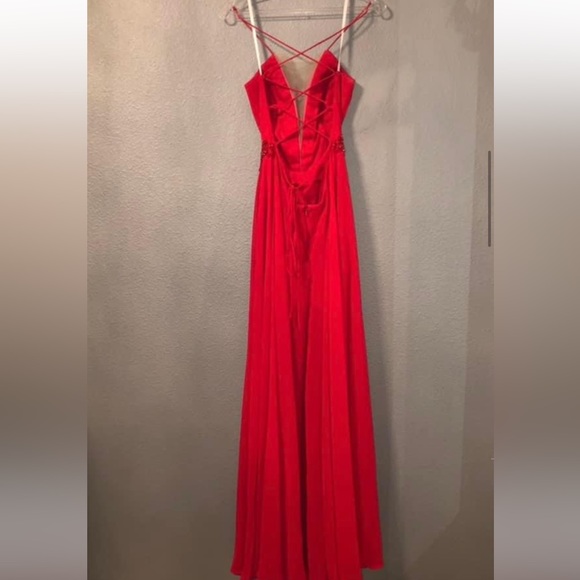 Alyce Paris Red Evening Dress - Picture 8 of 11